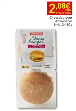 Recheio Cheeseburger Amanhecer promoção