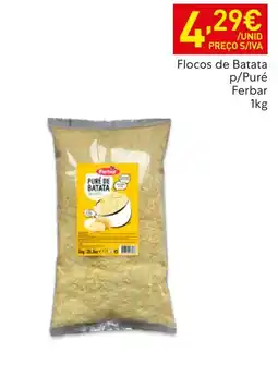 Recheio Flocos de Batata p/Puré Ferbar promoção