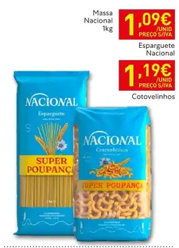Recheio Nacional esparguete promoção