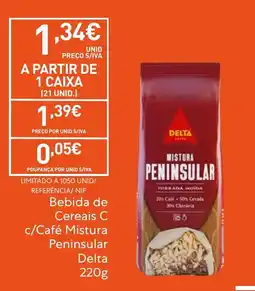 Recheio Bebida de Cereais C c/Café Mistura Peninsular Delta promoção