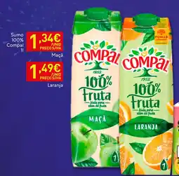 Recheio Sumo 100% Compal promoção
