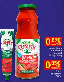 Recheio Compal polpa de tomate original promoção
