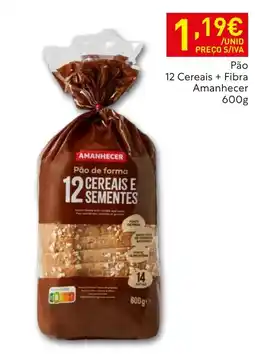 Recheio Pão de forma 12 cereais e sementes amanhecer promoção
