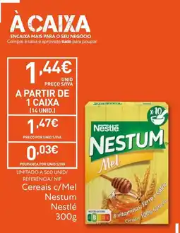 Recheio Cereais c/Mel Nestum Nestlé promoção