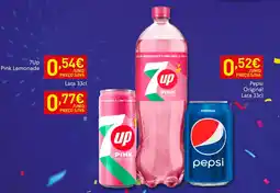 Recheio 7up pink promoção
