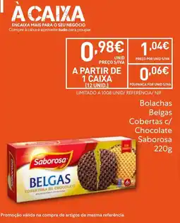 Recheio Bolachas Belgas Cobertas c/ Chocolate Saborosa promoção