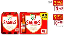 Recheio Cerveja Sagres promoção