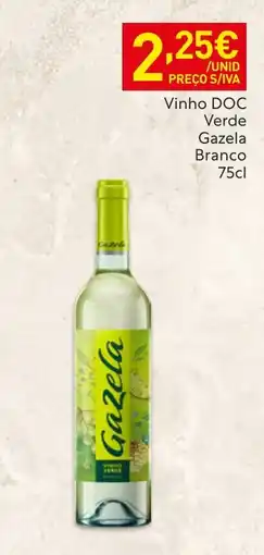 Recheio Vinho DOC Verde Gazela Branco promoção