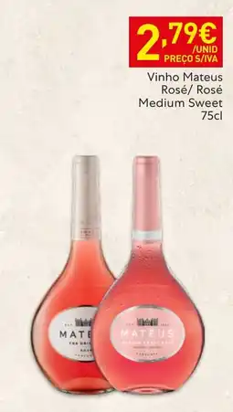 Recheio Vinho Mateus Rosé promoção