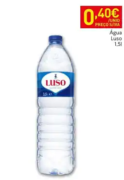 Recheio Água Luso promoção
