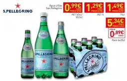 Recheio Água c/Gás San Pellegrino promoção
