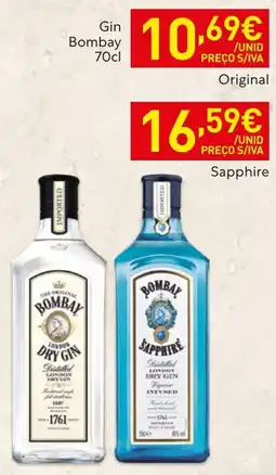 Recheio Gin Bombay promoção