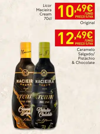 Recheio Licor Macieira Cream promoção