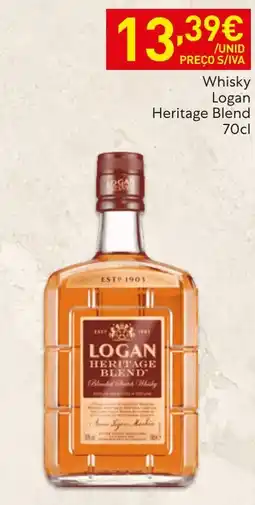 Recheio Whisky Logan Heritage Blend promoção