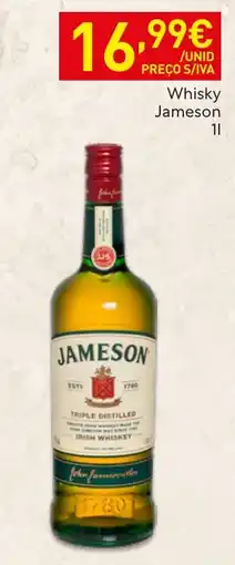 Recheio Whisky Jameson promoção