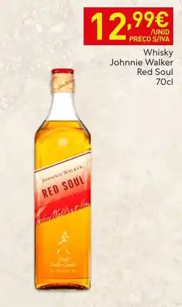 Recheio johnnie walker red soul promoção