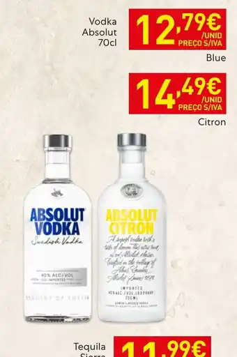 Recheio Absolut vodka promoção