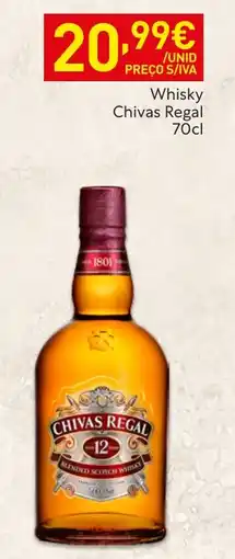 Recheio Whisky Chivas Regal promoção
