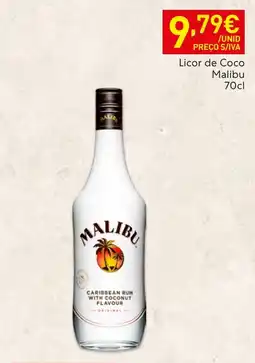 Recheio Licor de Coco Malibu promoção