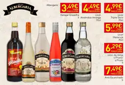 Recheio Albergaria xarope groselha promoção
