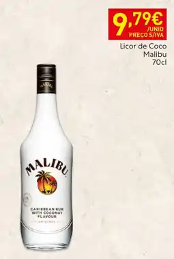 Recheio Licor de Coco Malibu promoção