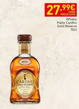 Recheio Whisky Malte Cardhu Gold Reserve promoção