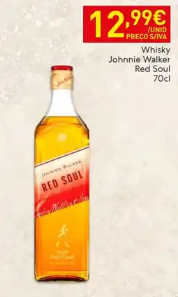 Recheio johnnie walker red soul promoção
