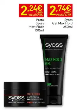 Recheio Syoss gel max hold promoção