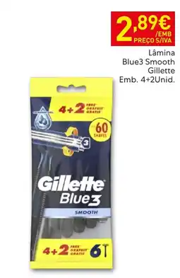 Recheio Lâmina blue3 smooth gillette promoção