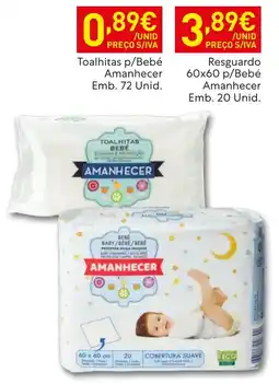 Recheio Toalhitas p/Bebé Amanhecer promoção