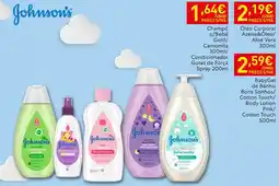 Recheio johnson's champô p/bebé gold/camomila promoção