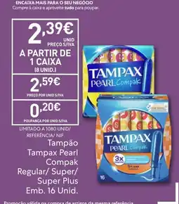 Recheio Tampão Tampax Pearl Compak promoção