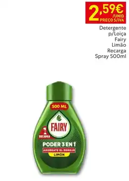 Recheio Detergente p/Loiça Fairy Limão promoção