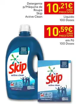 Recheio Detergente p/Máquina de Roupa Skip Active Clean promoção