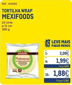 Makro Tortilha wrap mexifoods promoção