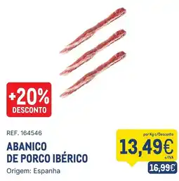 Makro Abanico de porco ibérico promoção