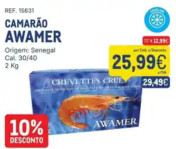 Makro Camarão awamer promoção