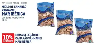 Makro miolo de camarão vannamei mar ibérica promoção