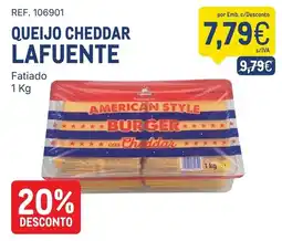 Makro queijo cheddar lafuente promoção