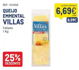Makro Queijo emmental villas promoção