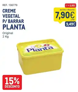 Makro Creme vegetal p/ barrar planta original promoção