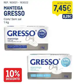 Makro Manteiga gresso promoção
