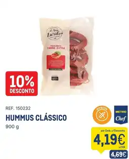 Makro Hummus clássico promoção