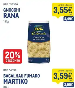 Makro Gnocchi rana promoção