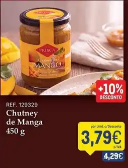 Makro Chutney de Manga Prisca promoção