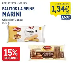 Makro Palitos la reine marini clássico/ cacao promoção