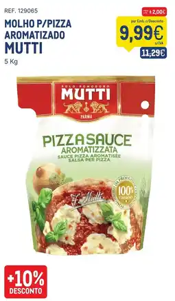 Makro molho p/pizza aromatizado mutti promoção