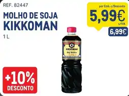 Makro molho de soja kikkoman promoção