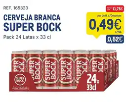 Makro Cerveja branca super bock promoção
