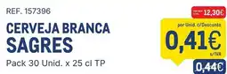 Makro Cerveja branca sagres promoção